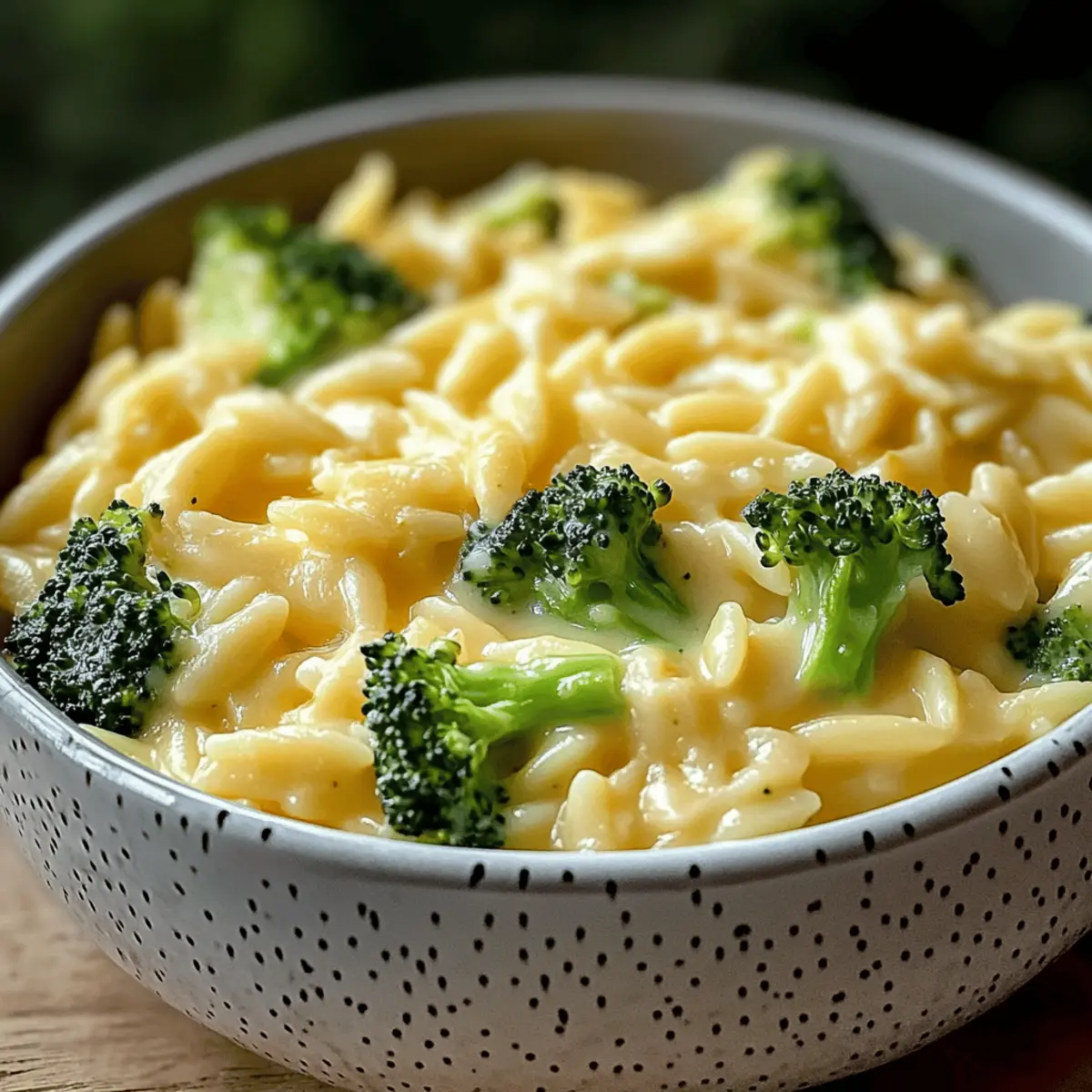 Creamy One Pot Broccoli Cheddar Orzo oayevp
