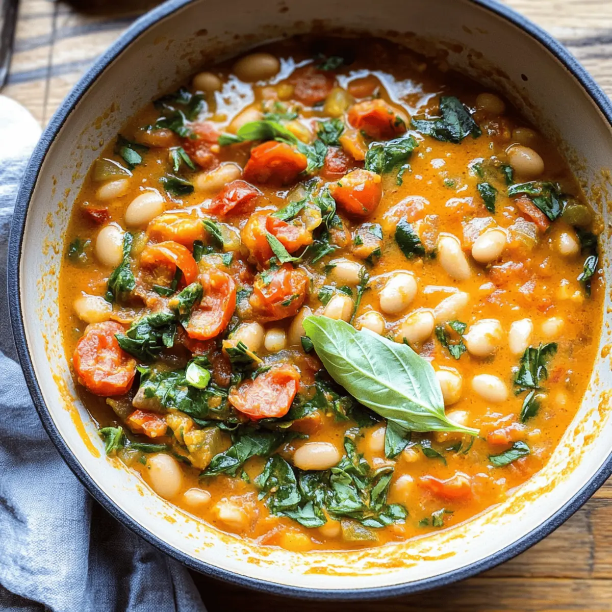 Creamy Tomato White Bean Stew: Your 25-Minute Cozy Dinner