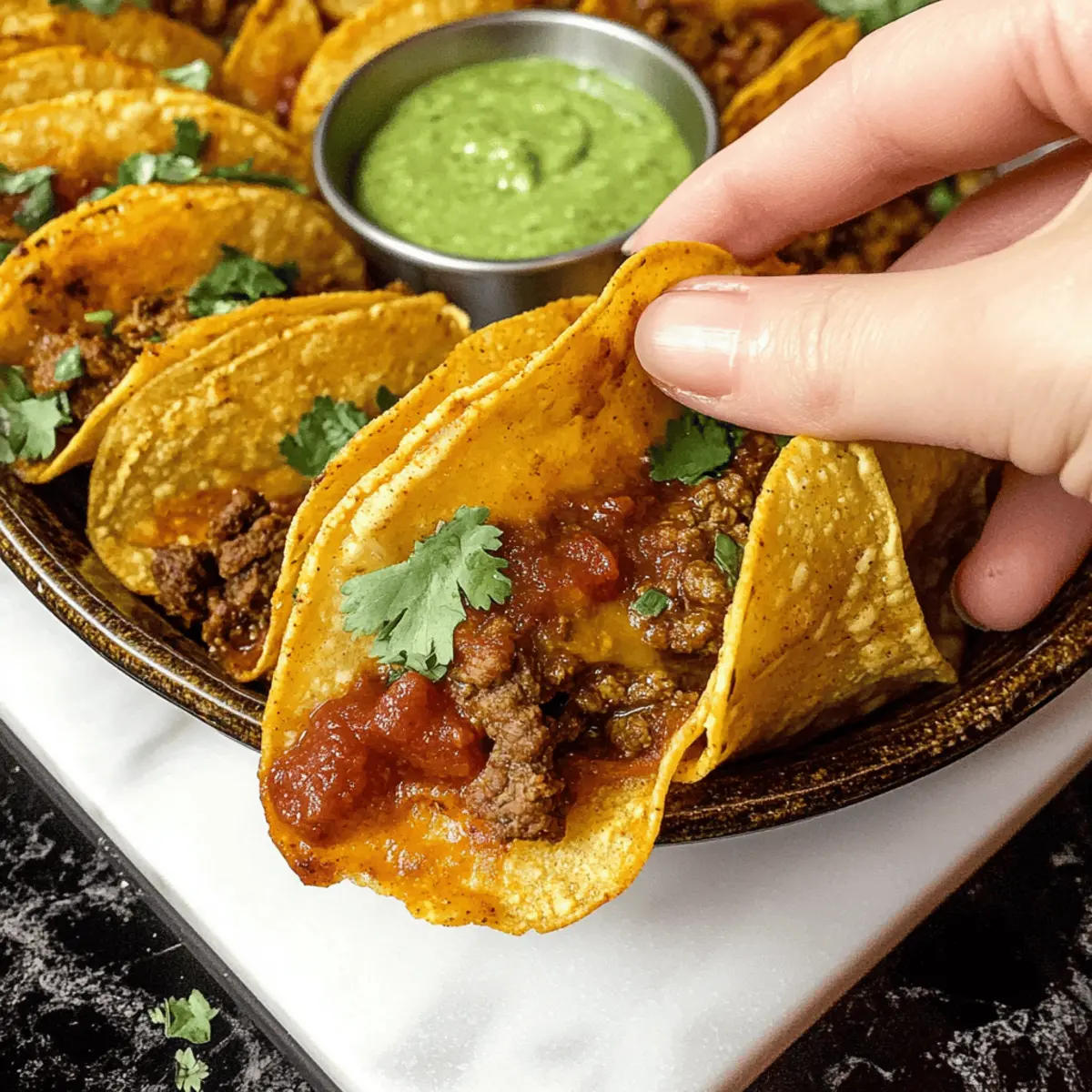 Crispy Baked Beef Tacos bjcdlc