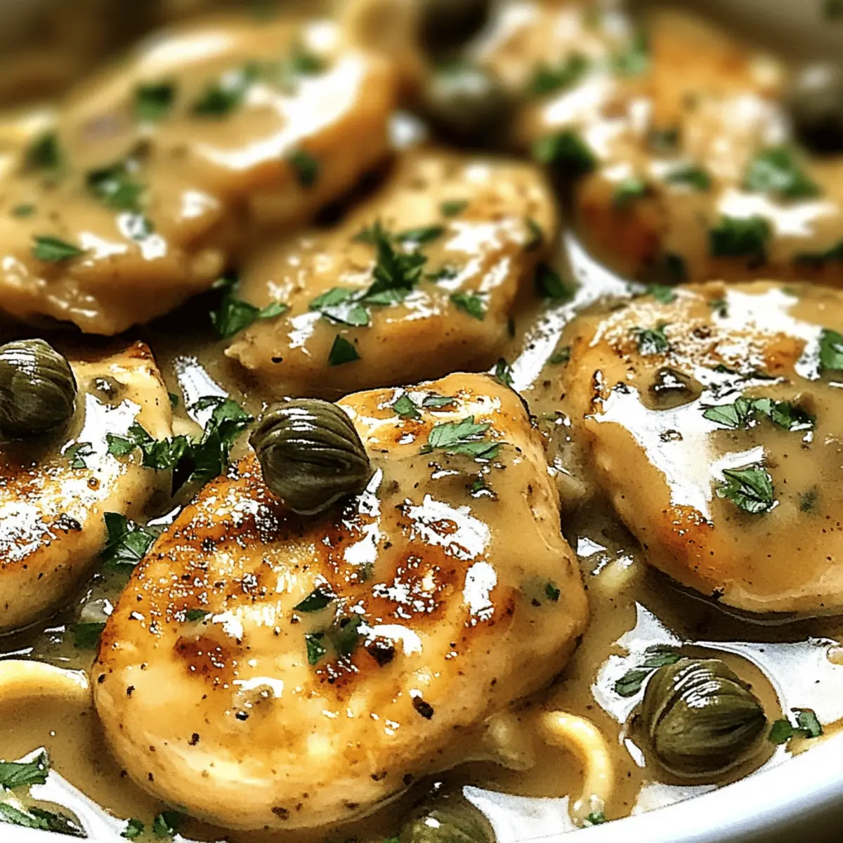 Crockpot Chicken Piccata wmvbvm