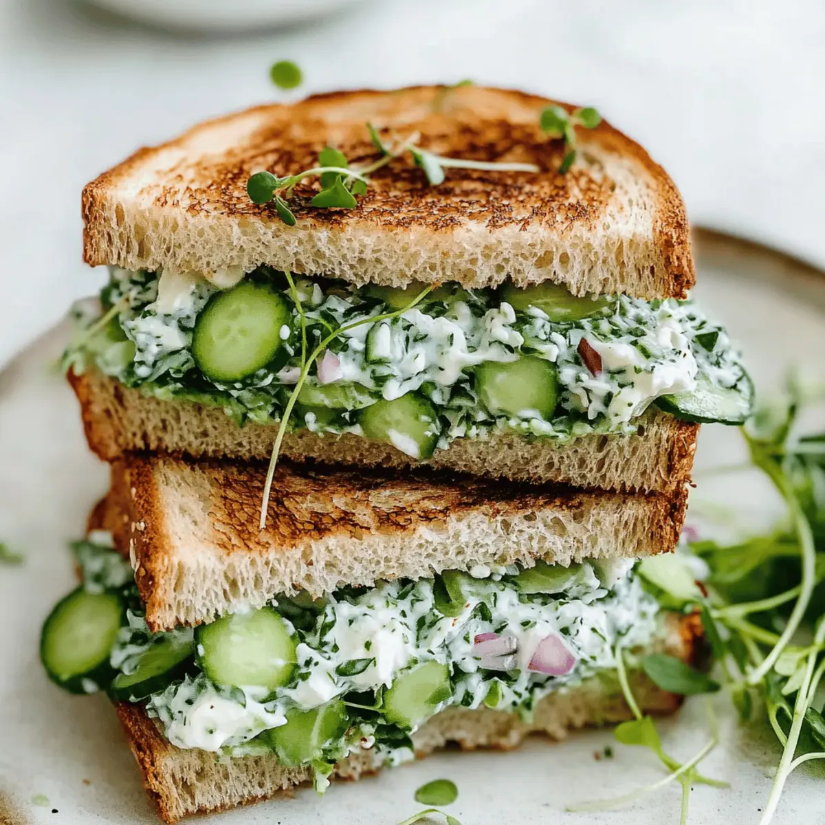 Cucumber Salad Sandwiches gqm5rv