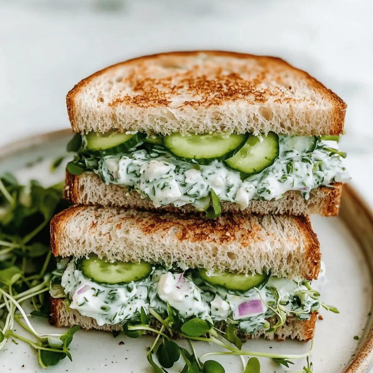 Cucumber Salad Sandwiches mkaz90
