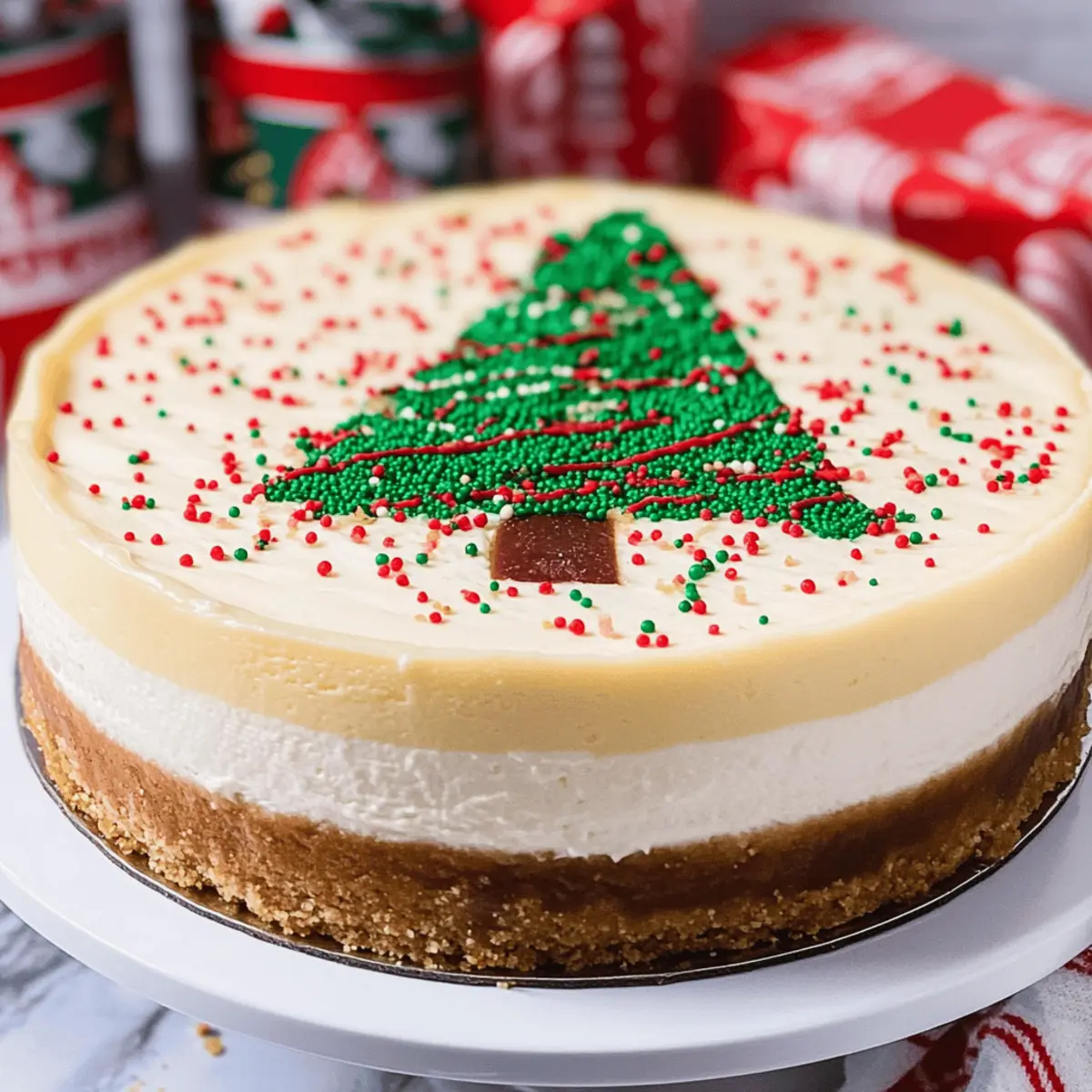 Irresistible Debbie Christmas Tree Cheesecake for Festive Joy