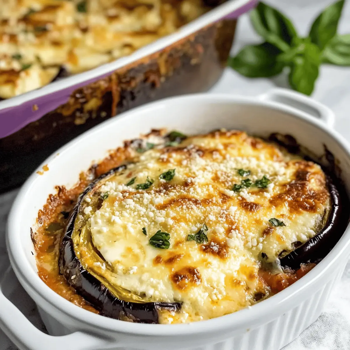 Eggplant Gratin With Feta Cheese c04zea