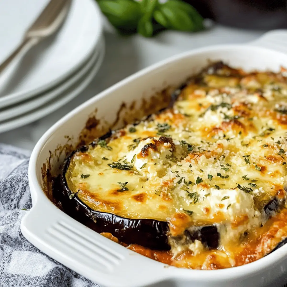 Eggplant Gratin With Feta Cheese kpmqyu