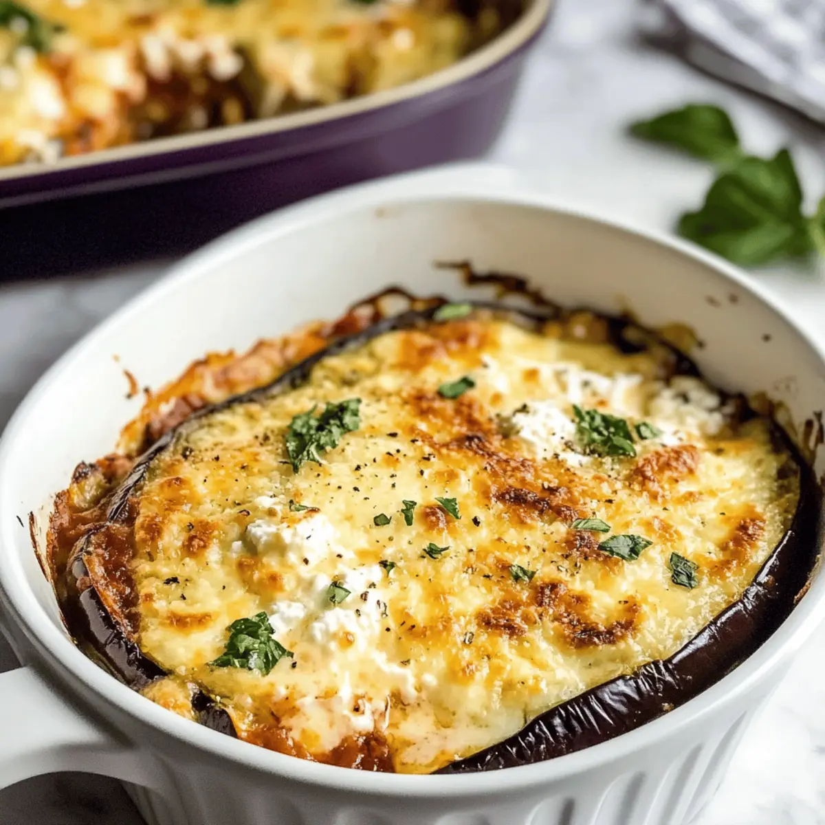 Eggplant Gratin With Feta Cheese tkf1ta