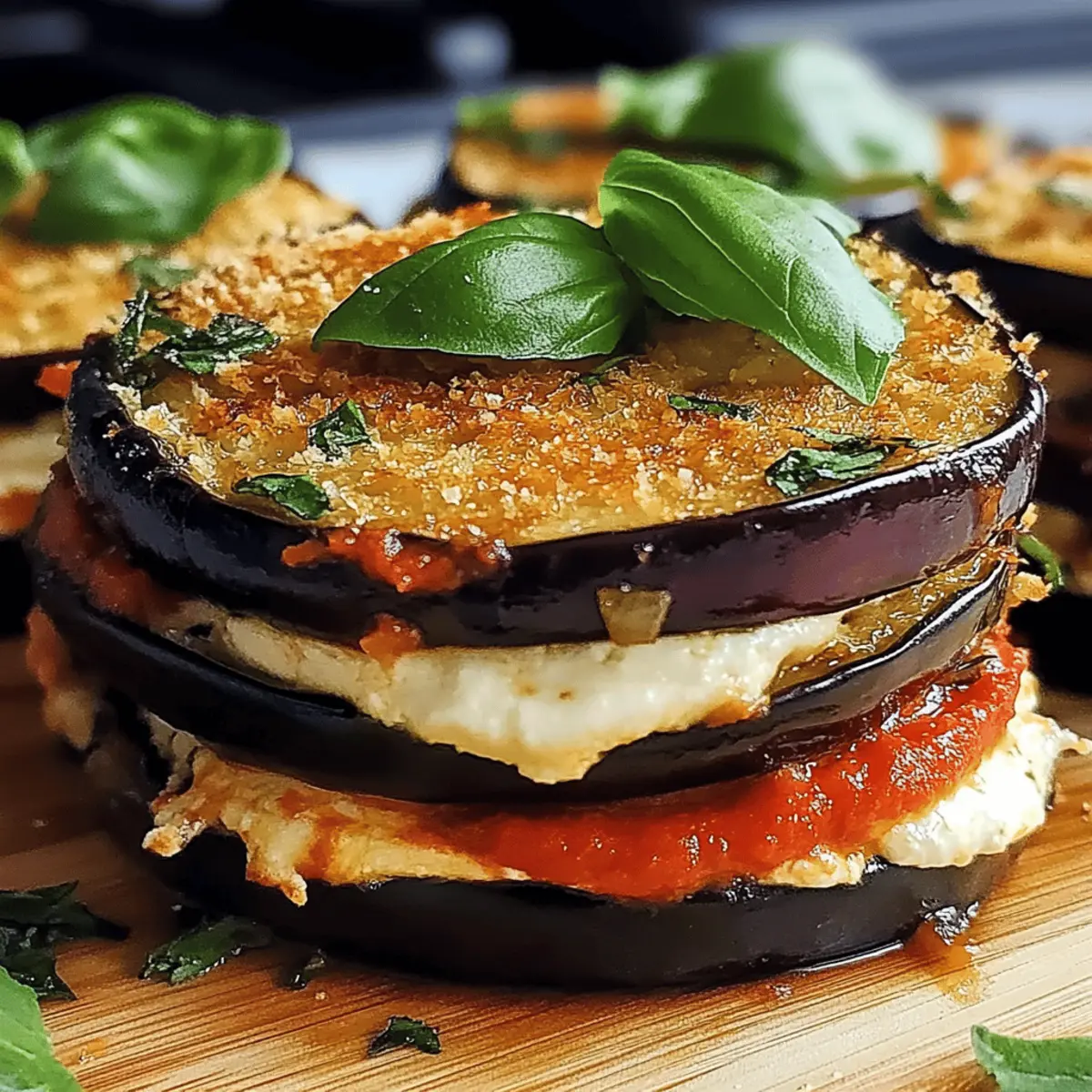 Decadent Eggplant Napoleon: A Savory Vegetarian Delight