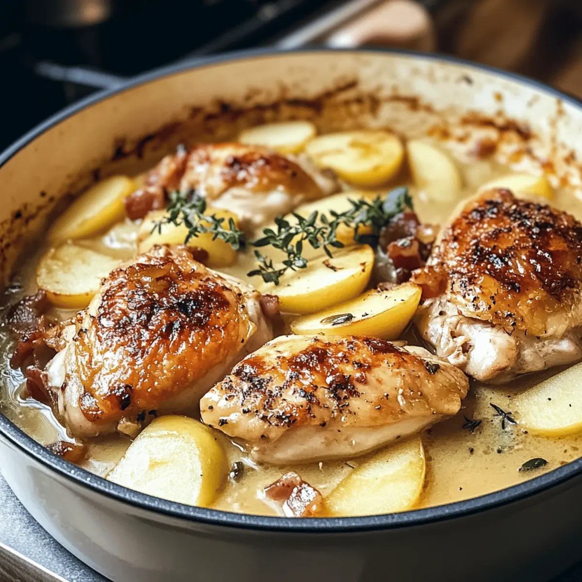 French Chicken Casserole a la Normande nujmdw