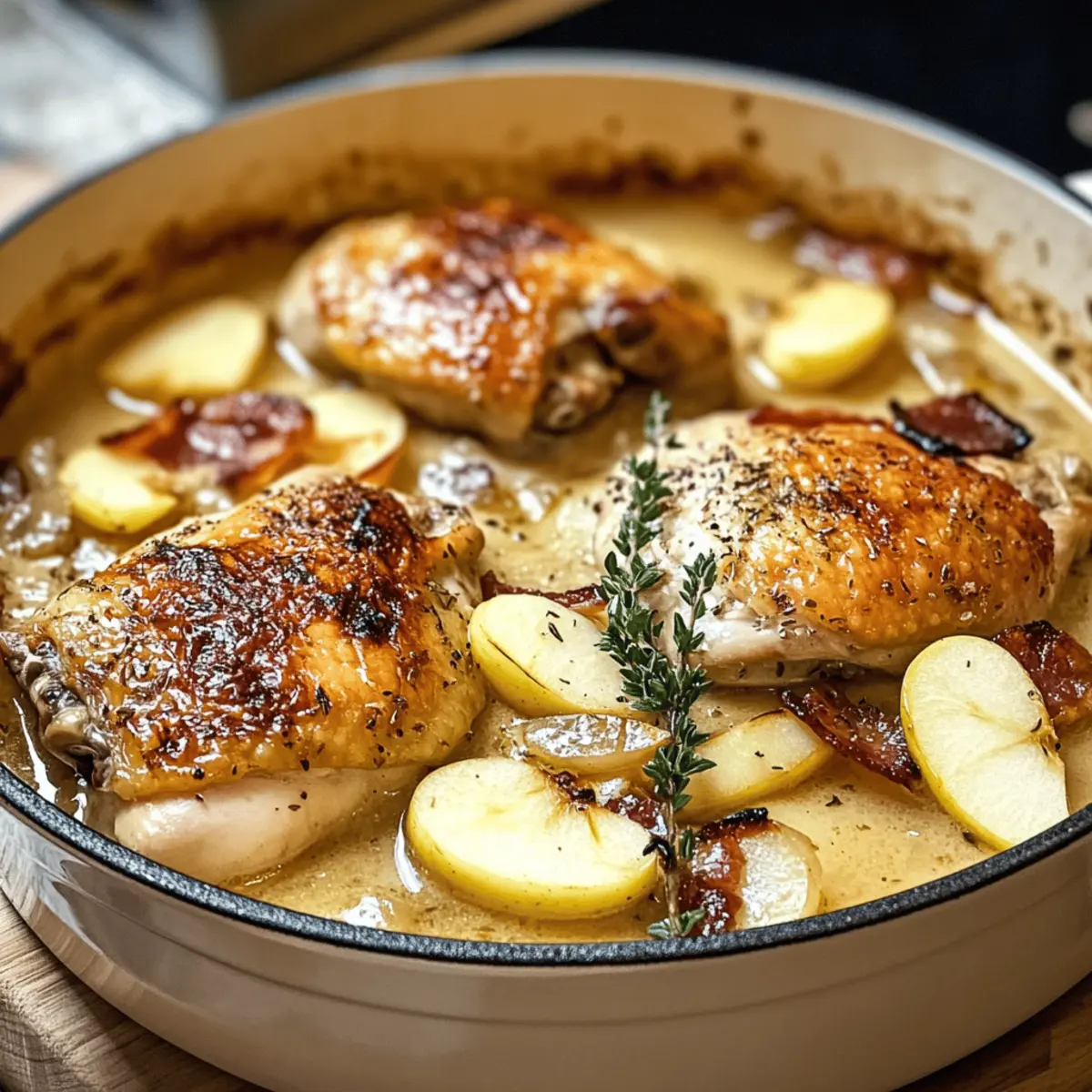 French Chicken Casserole a la Normande wgziyi
