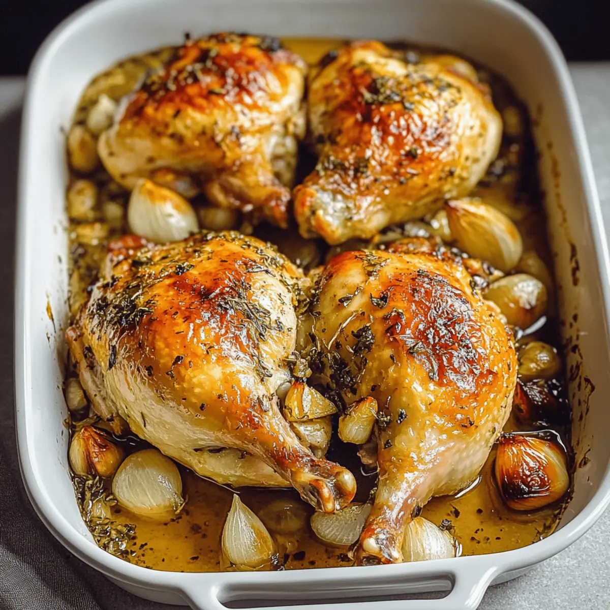Savory French Garlic Chicken for a Cozy Dinner Delight
