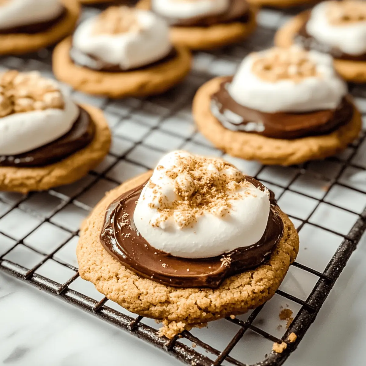 Frosted S mores Cookies mtylqc