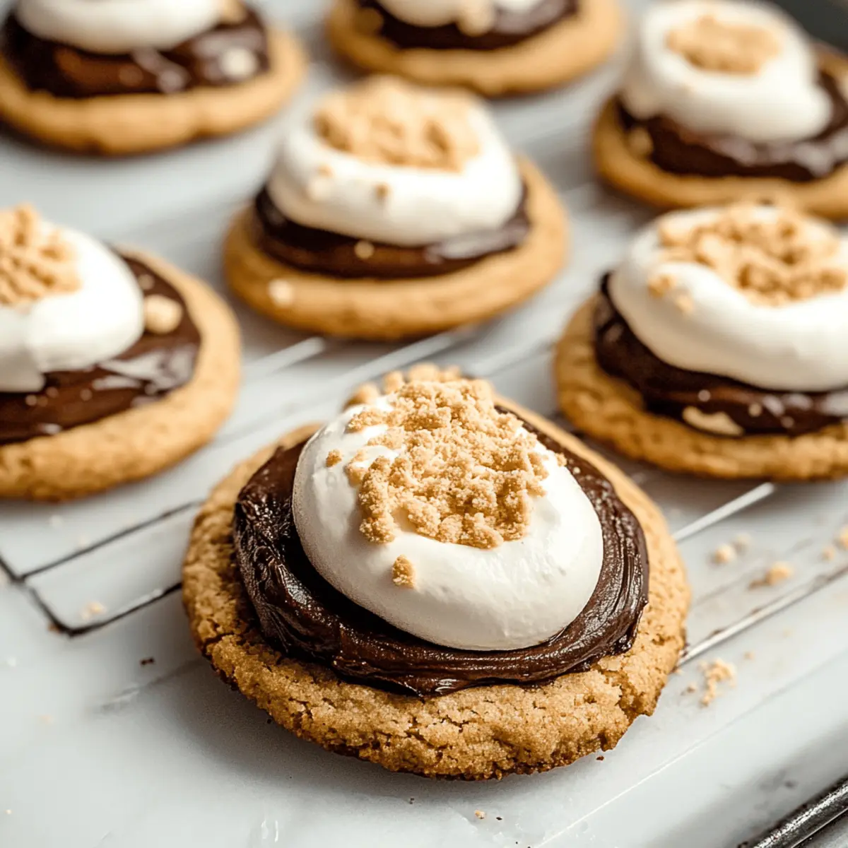 Frosted S mores Cookies qdnog5