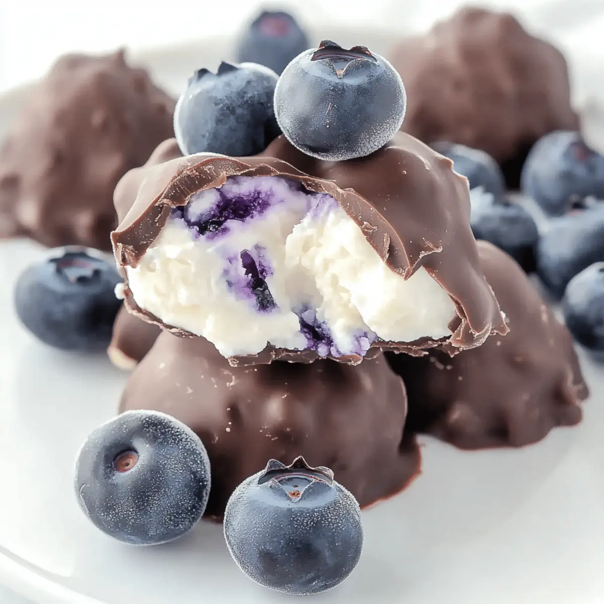 Frozen Blueberry Yogurt Clusters g8lbda