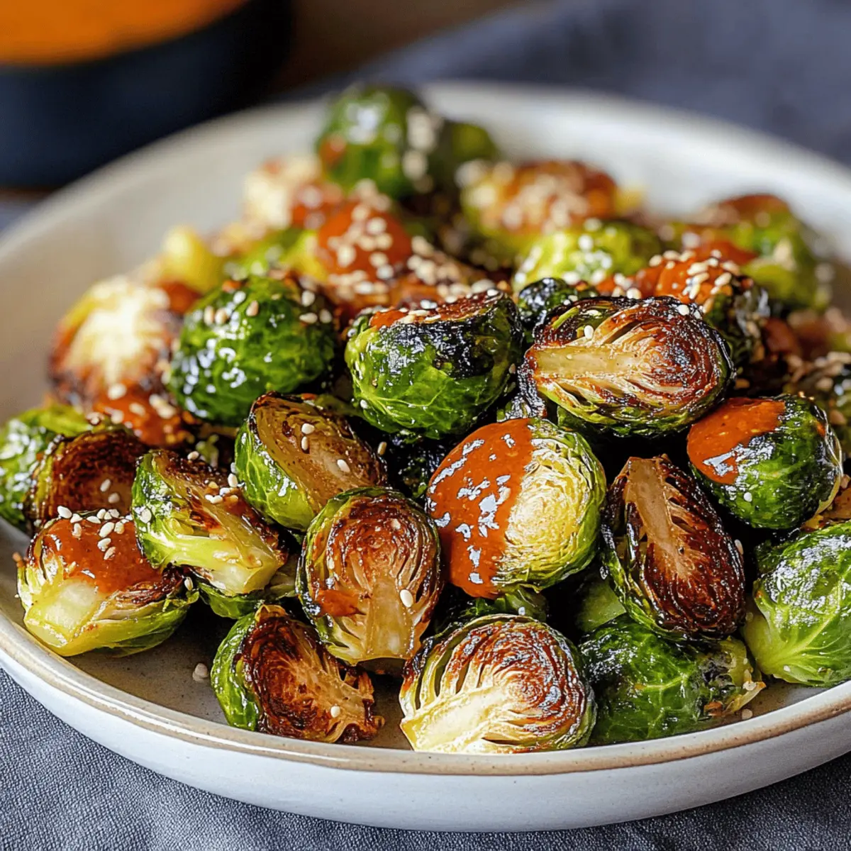 Gochujang Sumac Brussels Sprouts qkl3bq