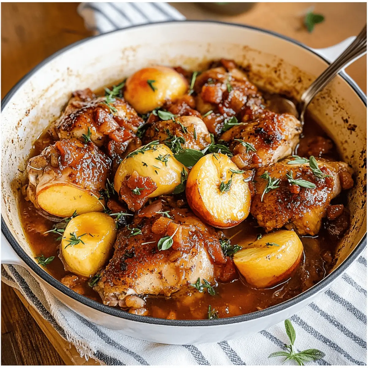 Honey Butter Peach Chicken: Sweet & Savory One-Pot Wonder