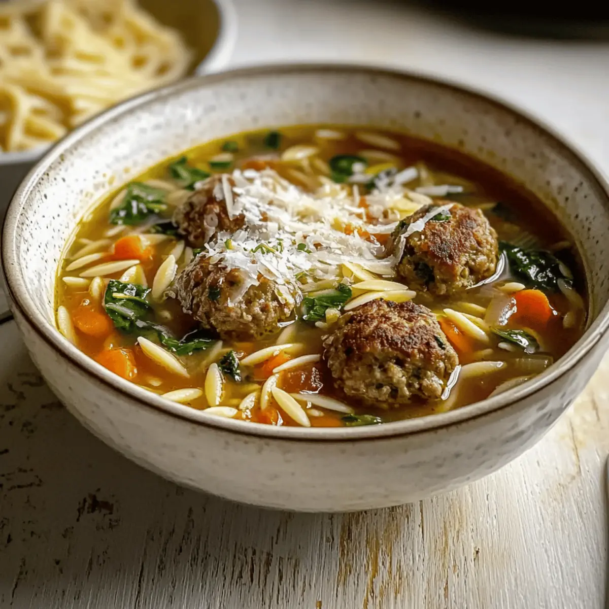 Italian Meatball Orzo Soup t1ijlj