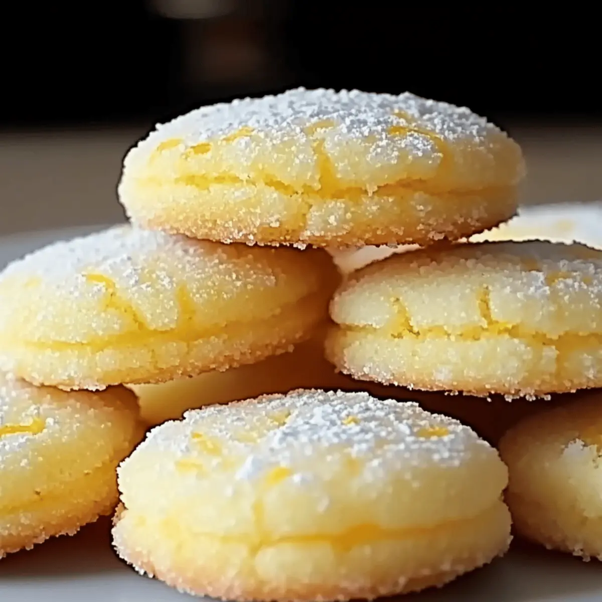 Soft Lemon Sugar Cookies That Melt in Your Mouth