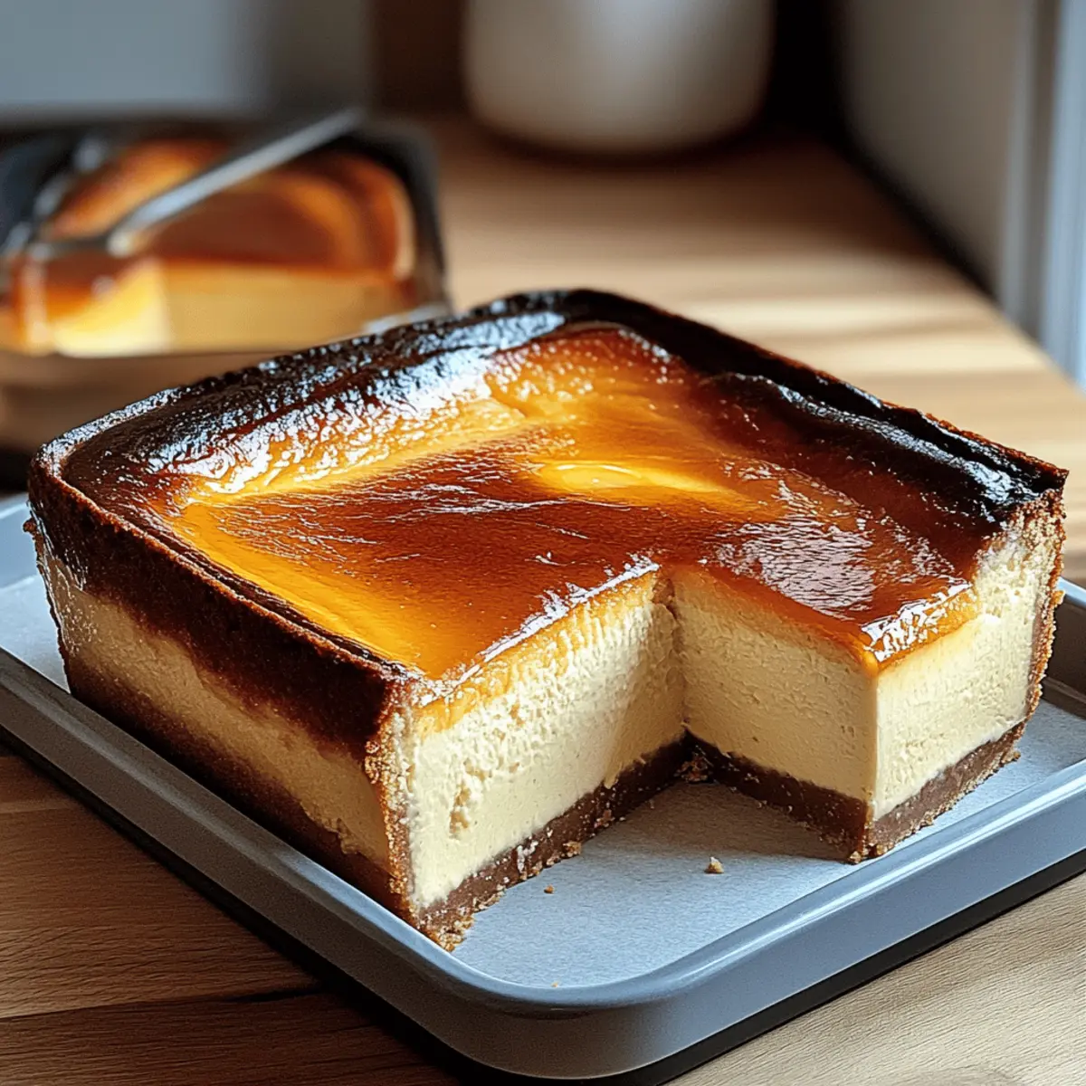 Loaf Pan Basque Cheesecake ymrpo1