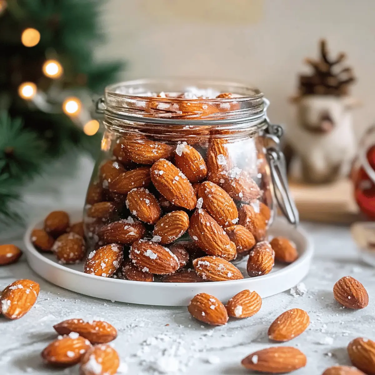 Maple Roasted Salted Almonds for Sweet Crunchy Bliss
