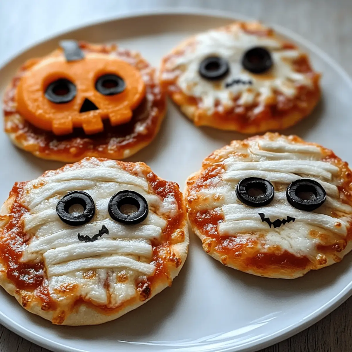 Mini Halloween Pizzas That Bring Fun to Your Spooky Celebration