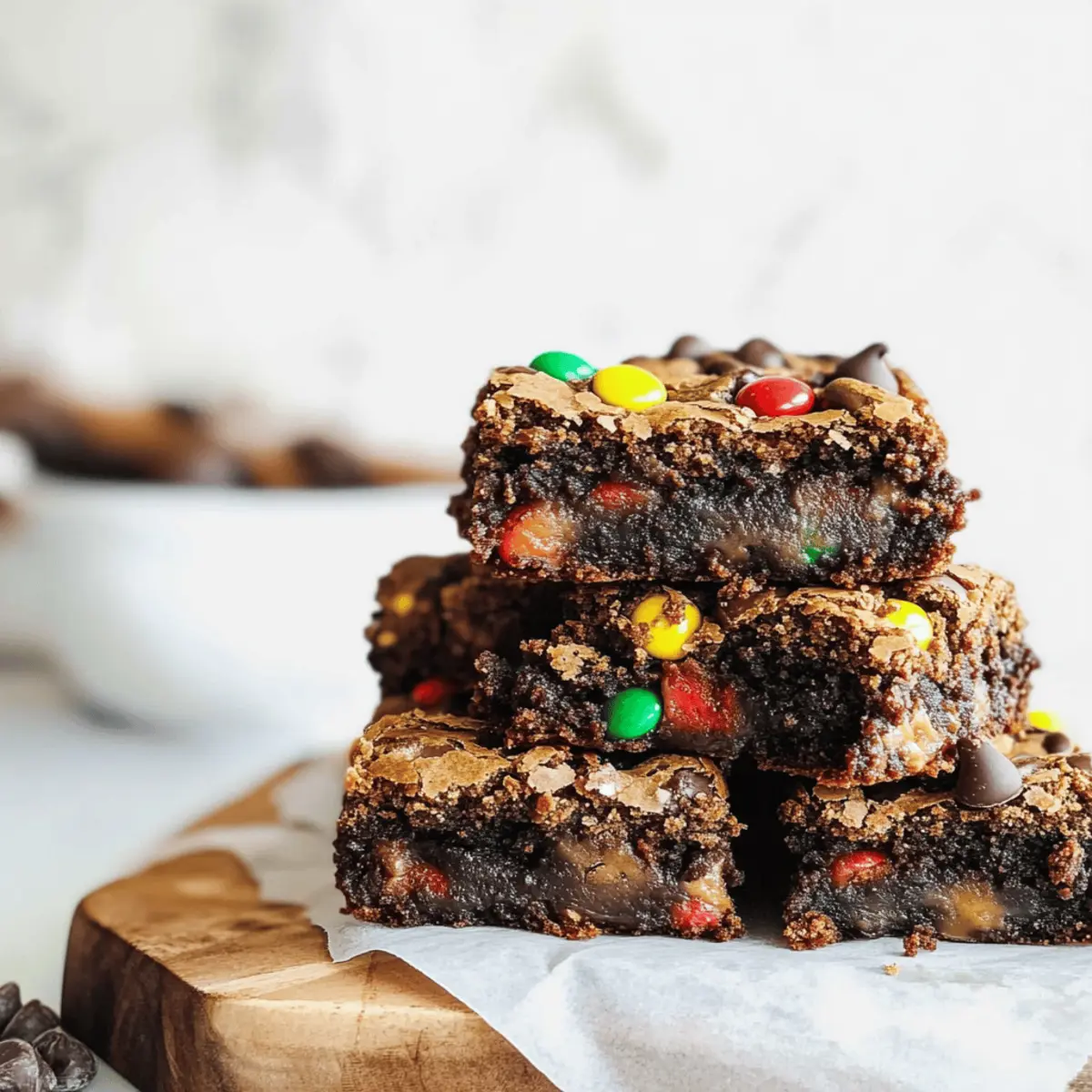 Monster Cookie Fudgy Brownies a7yn0e