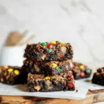 Monster Cookie Fudgy Brownies