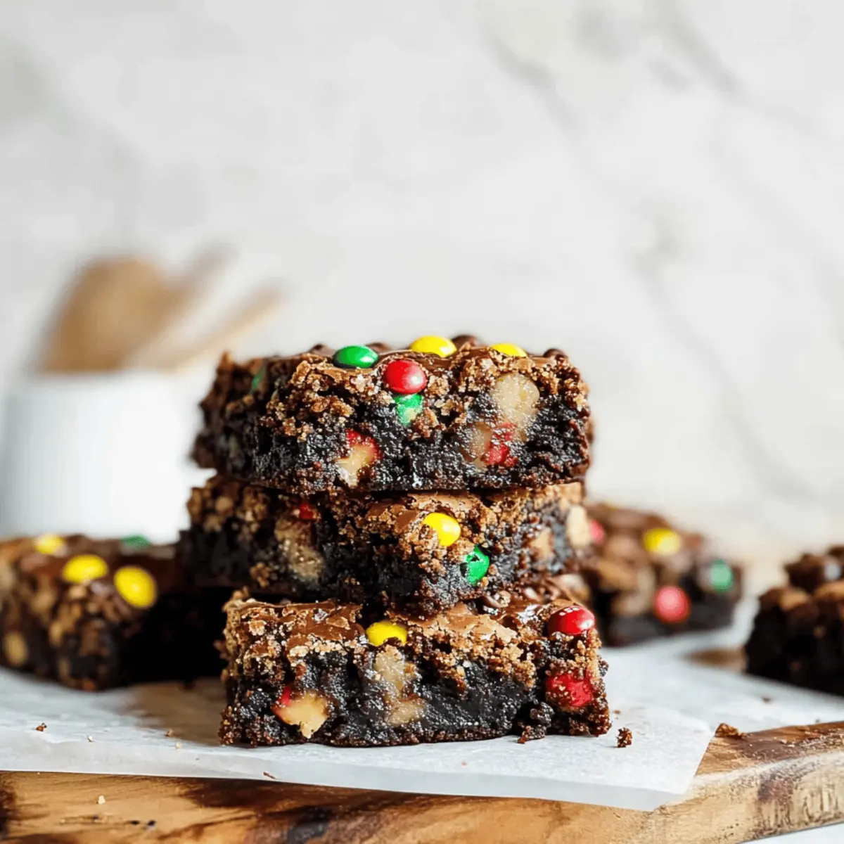 Monster Cookie Fudgy Brownies That Will Wow Your Taste Buds