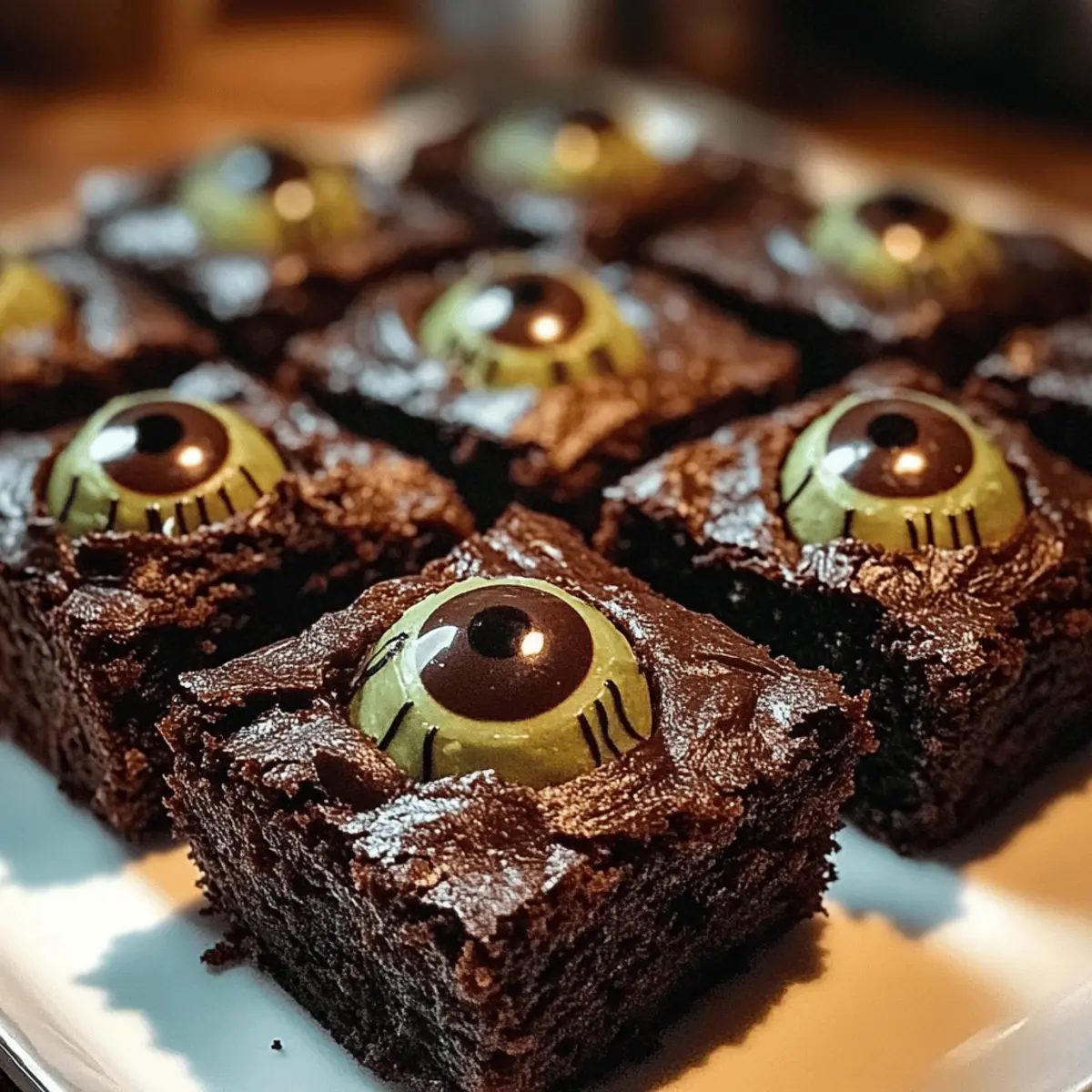 Monster Eye Brownie Bites m5i77l