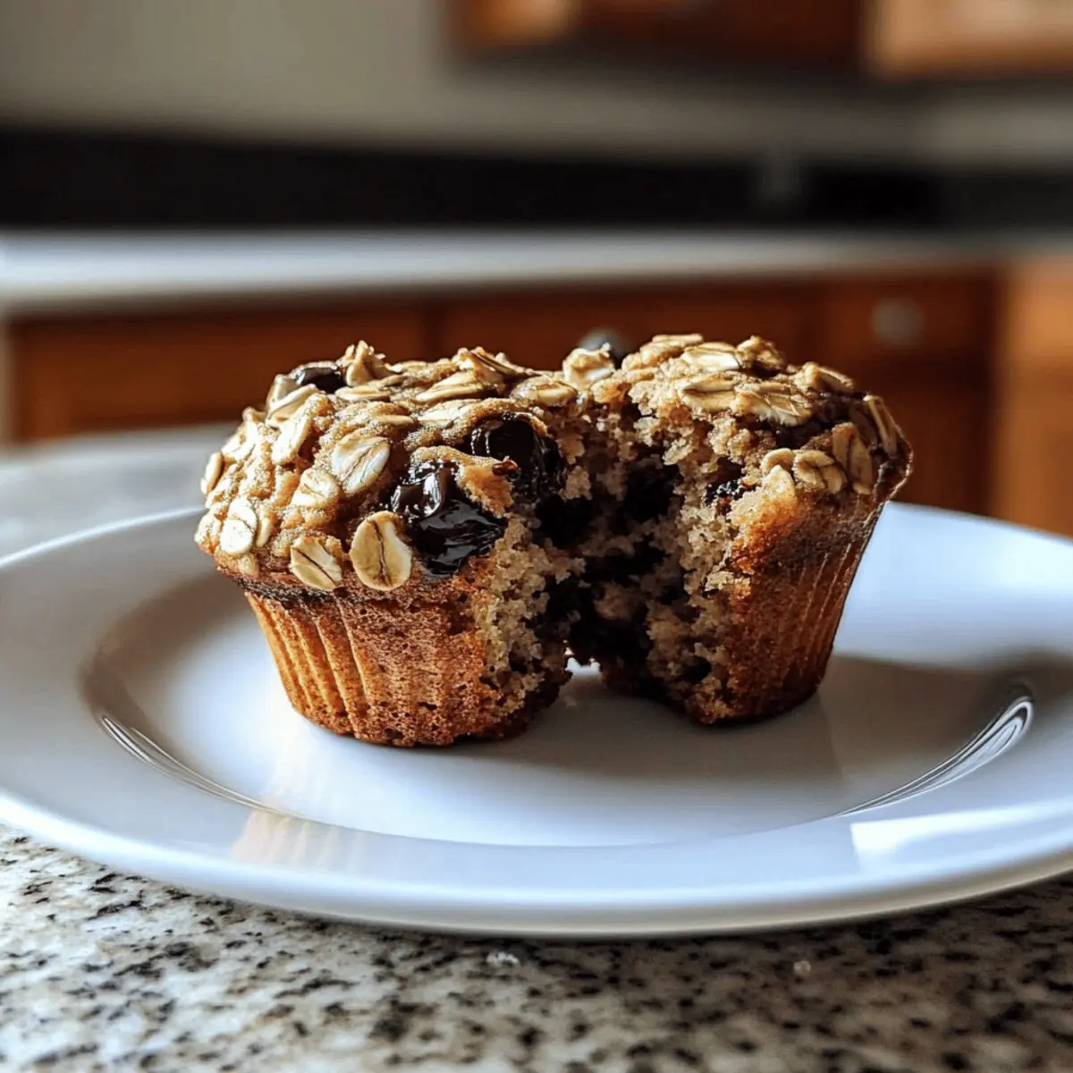 Oatmeal Chocolate Chip Breakfast Muffins puta5z