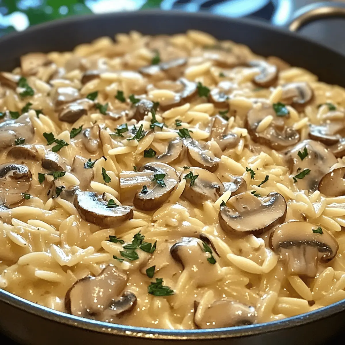One-Pot Creamy Mushroom Orzo: Comfort Food in 30 Minutes
