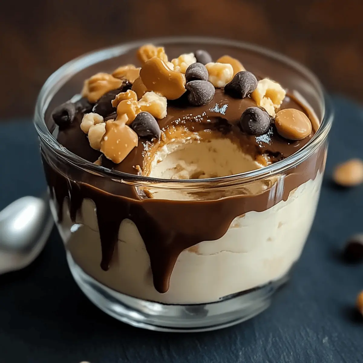 Peanut Butter Cup Cottage Cheese Mousse dpwjyp