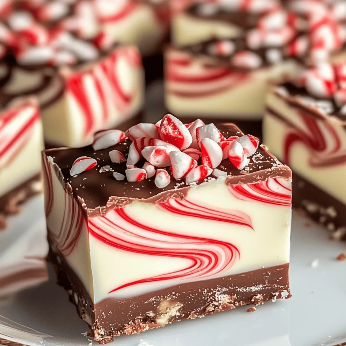 Peppermint Swirl Fudge rleilf