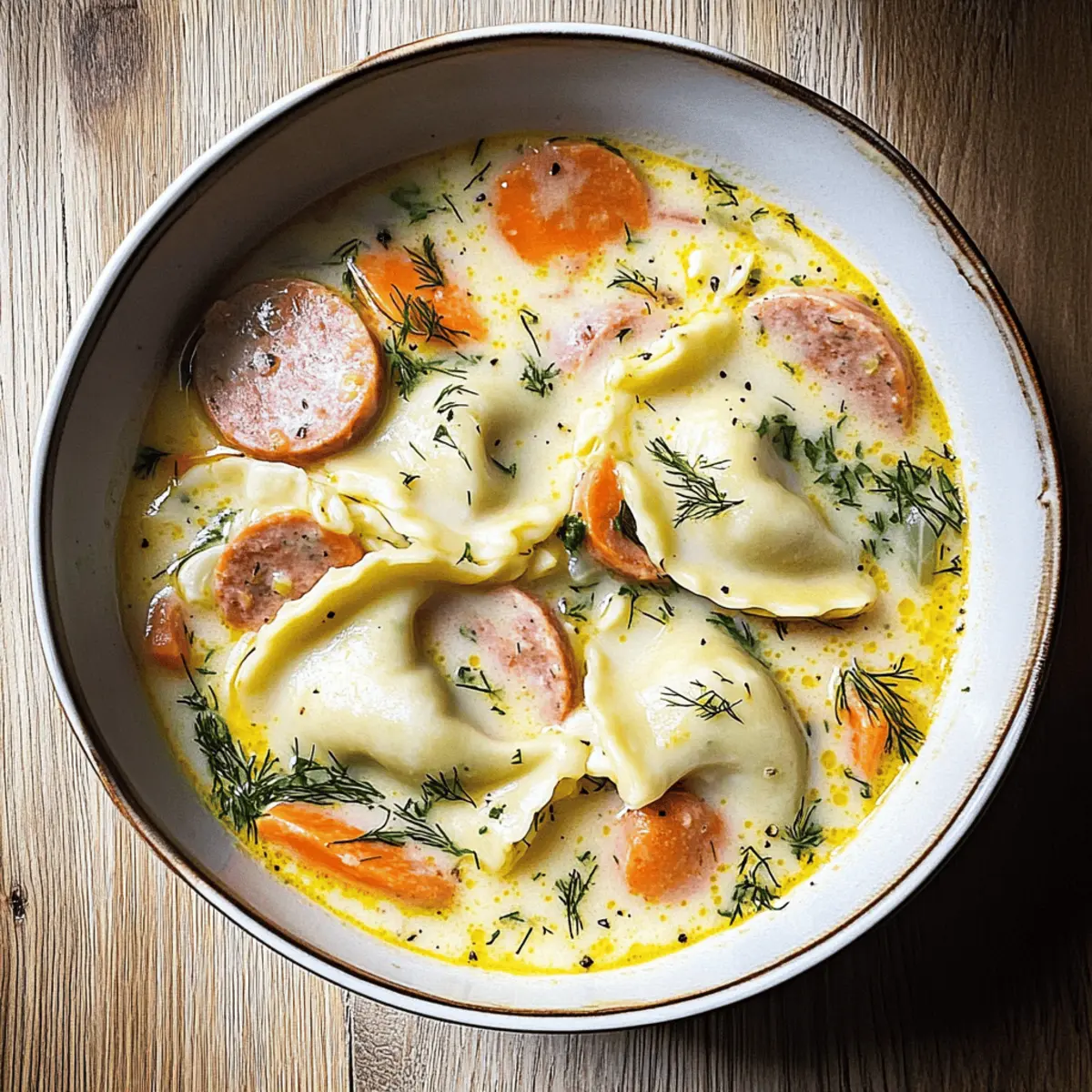 Comforting Pierogi Dill Soup for Quick Cozy Nights