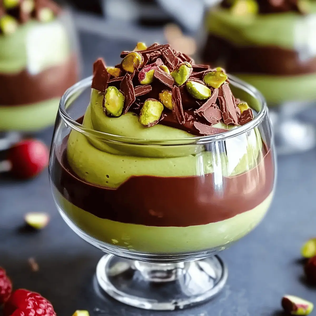 Pistachio Mousse with Chocolate Ganache rm5q2t