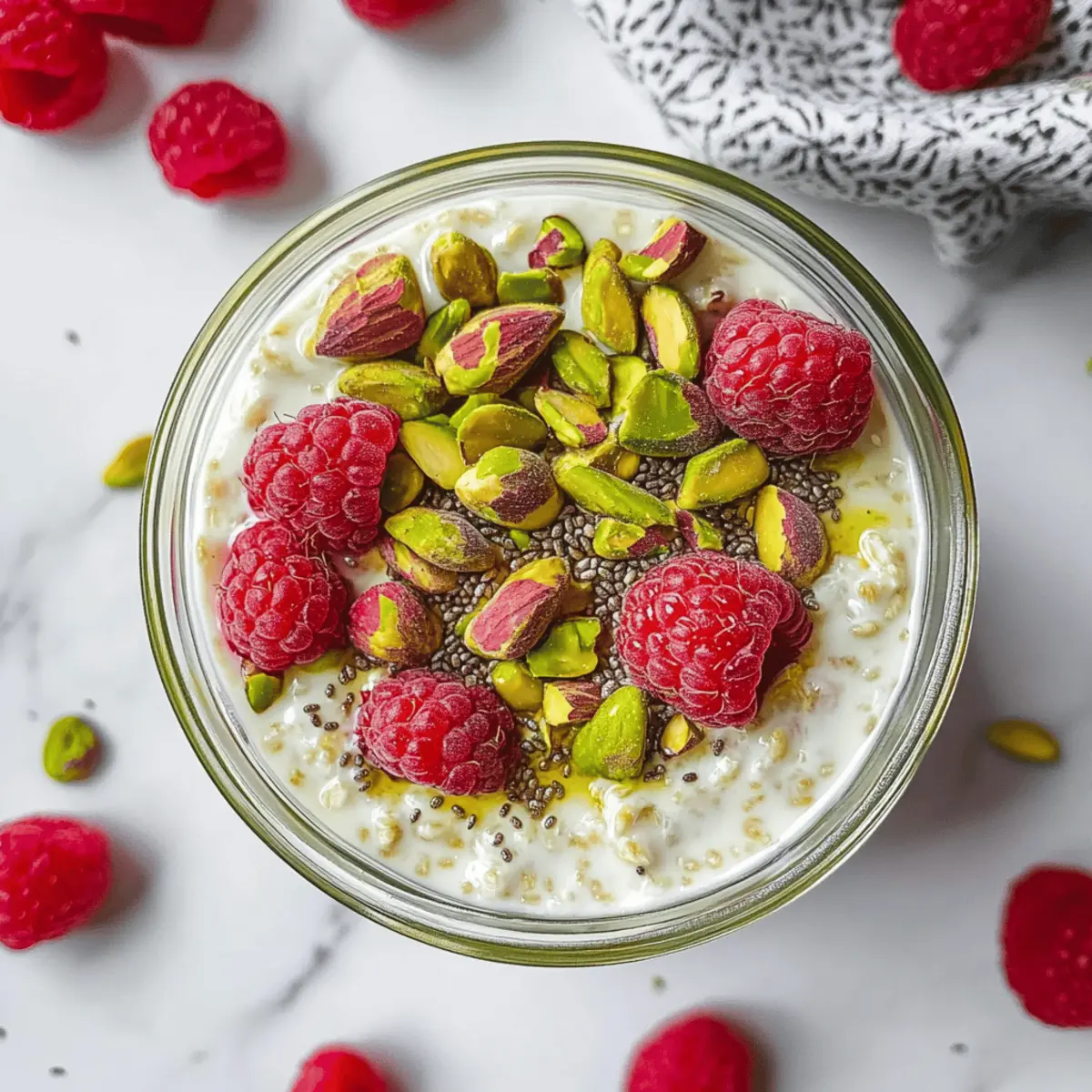 Pistachio Overnight Oats qboeua