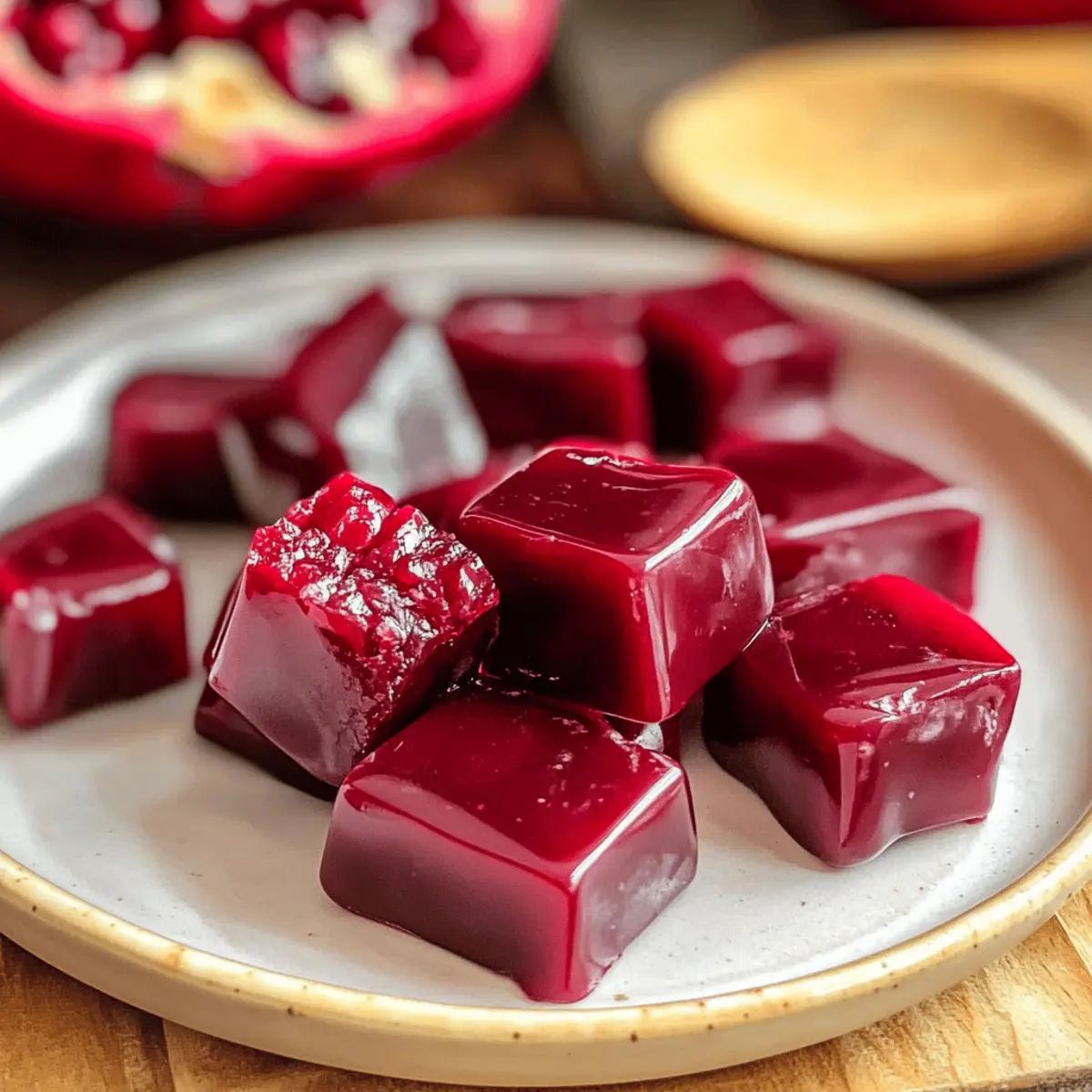 Delicious Pomegranate Caramels: A Sweet Homemade Surprise