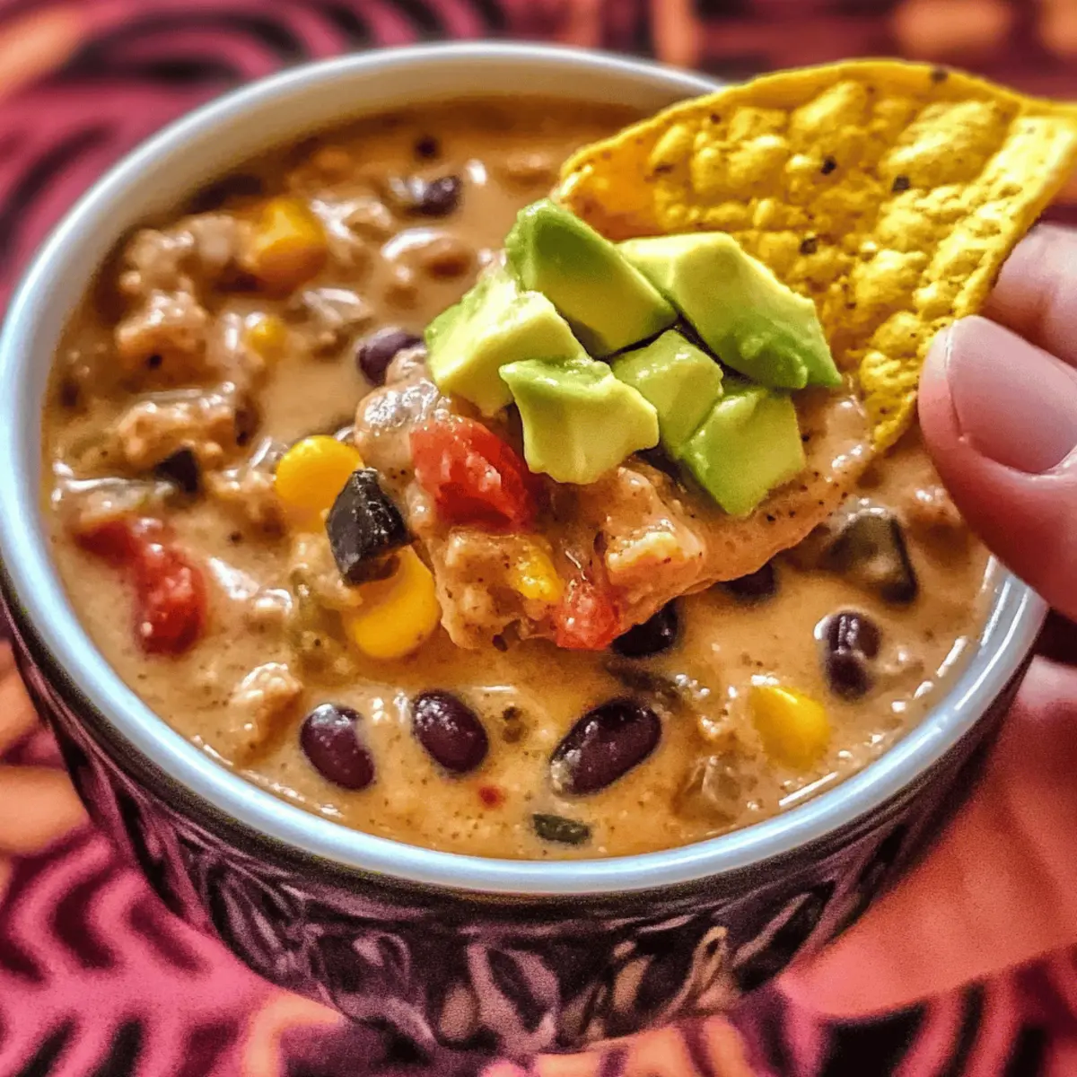 Protein Creamy Taco Soup p06cgd