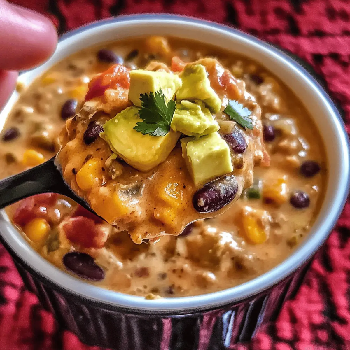 Delicious Protein Creamy Taco Soup for Cozy Nights