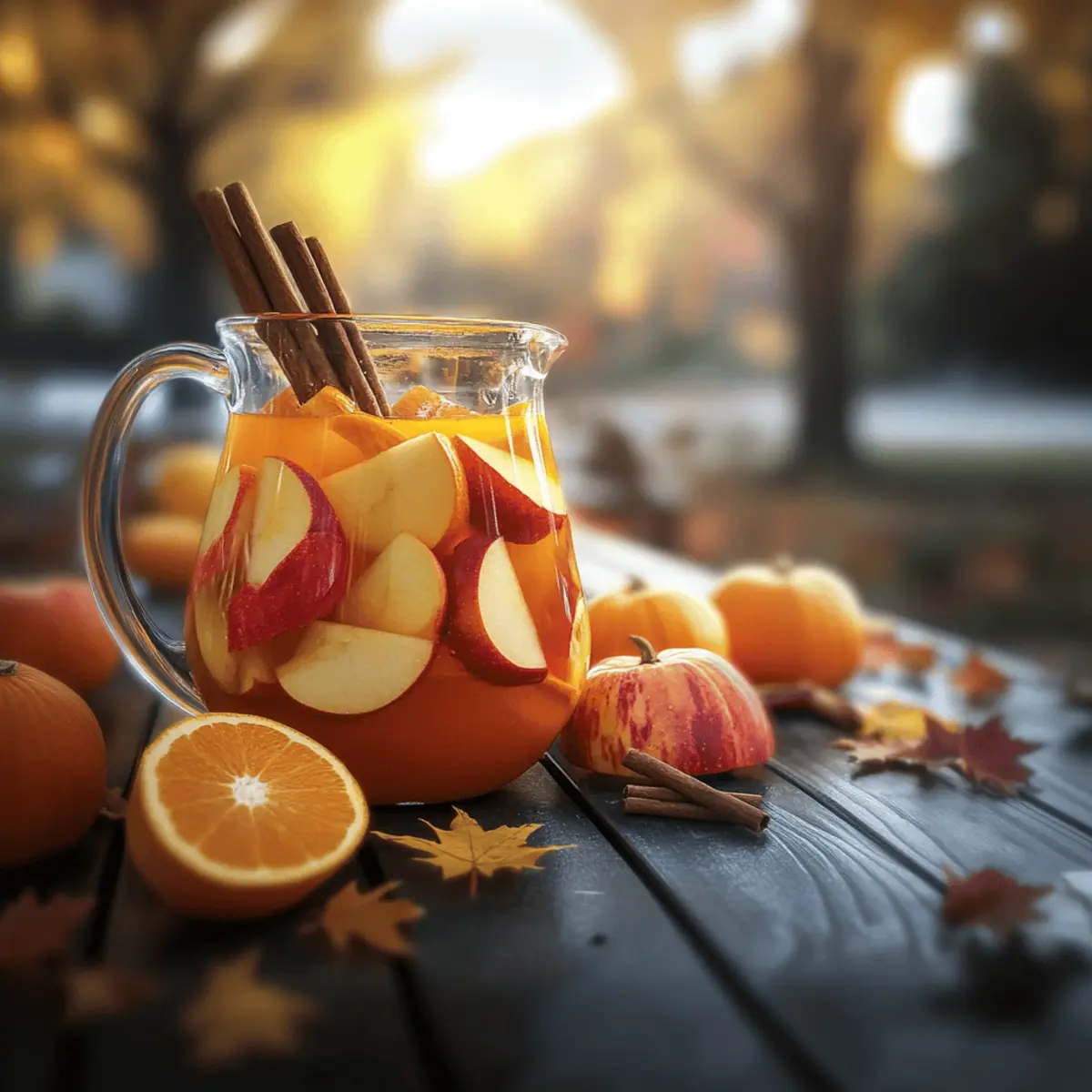 Pumpkin Spice Fireball Sangria ffejbz