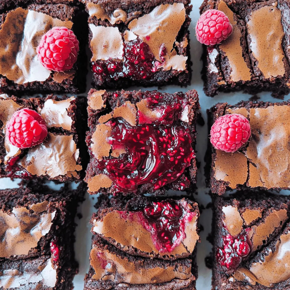 Fudgy Raspberry Brownies for the Ultimate Chocolate Fix