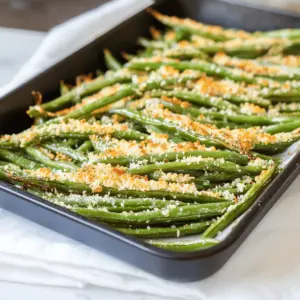 Roasted Parmesan Green Beans
