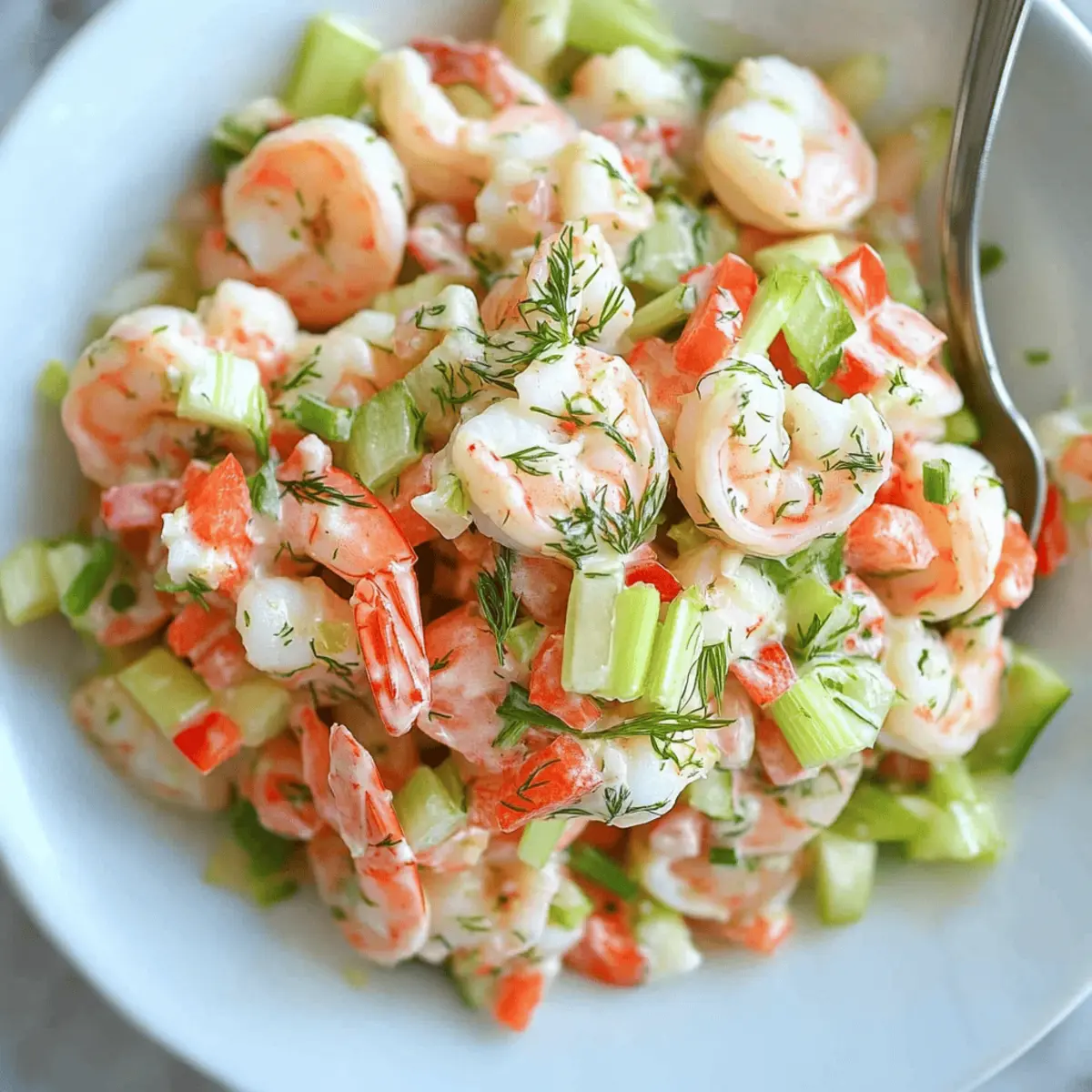 Refreshing Shrimp Salad with Zesty Lemon and Dill Delight