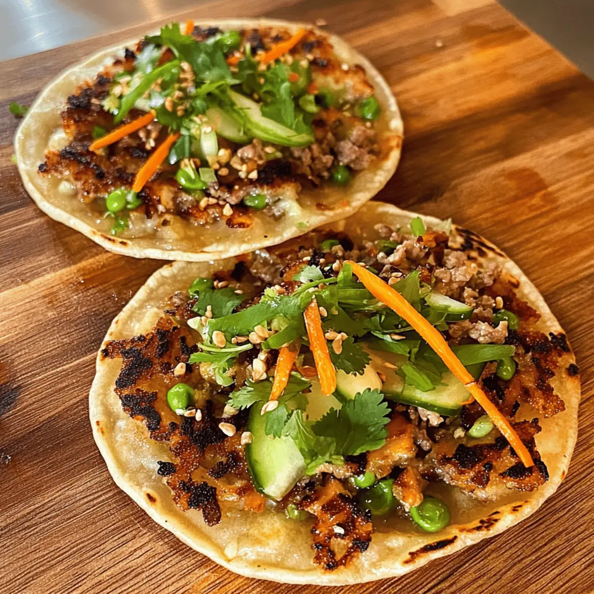 Smash Dumpling Tacos bzvcnk