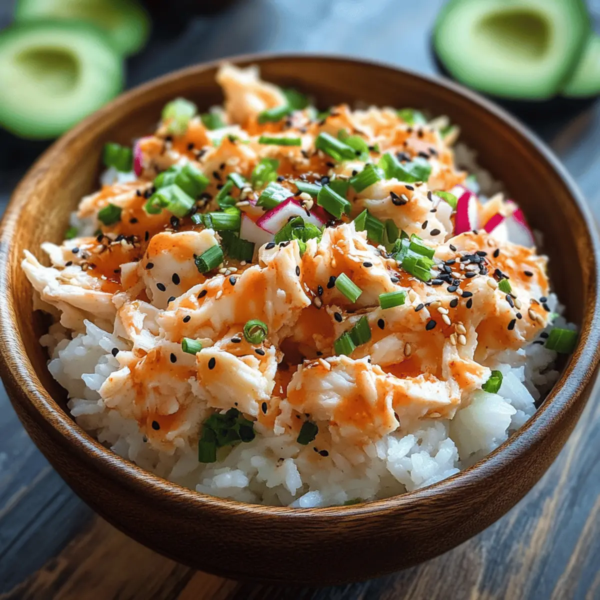 Delicious Spicy Crab Sushi Bowls: A Simple Homemade Delight