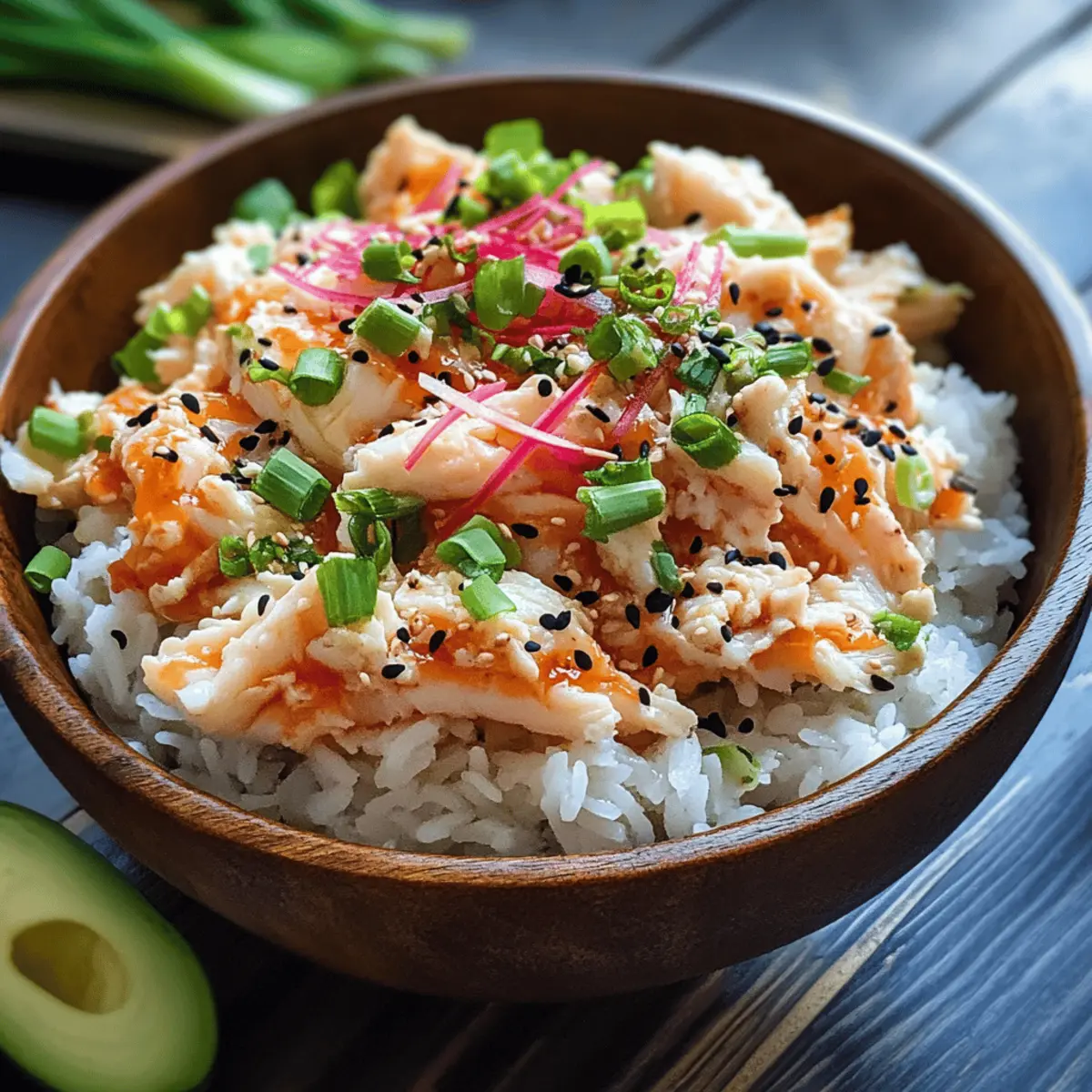Spicy Crab Sushi Bowls qavift