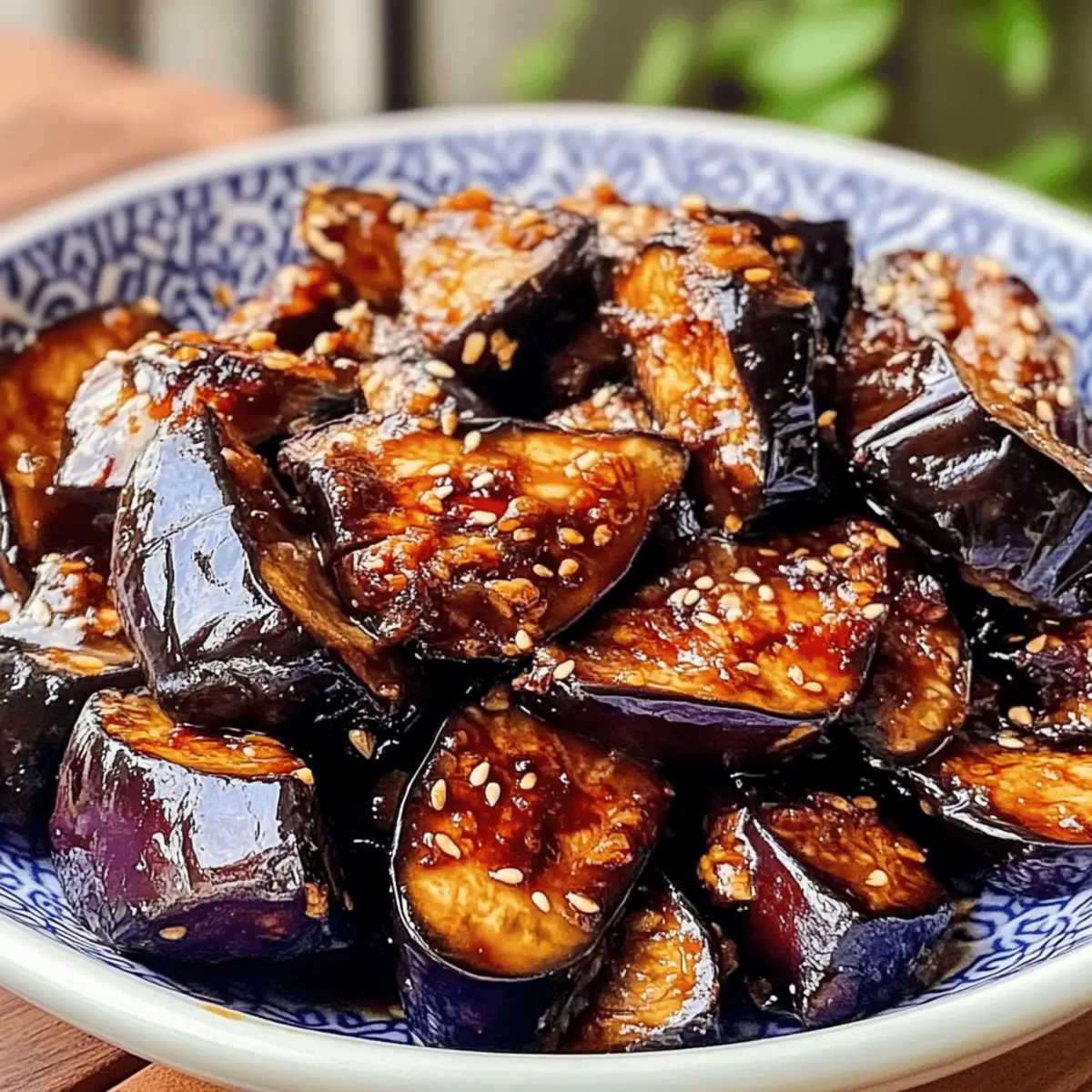Sticky Garlic Eggplant eqkjhg