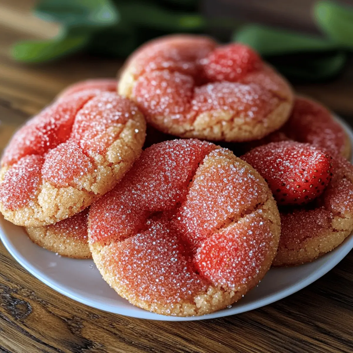 Strawberry Sugar Cookies with Sparkling Strawberry Sugar z8irib
