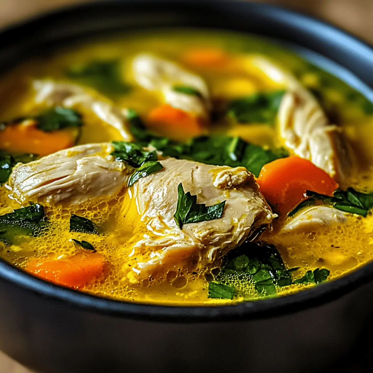 Savory Turmeric Chicken Soup for Ultimate Comfort and Health