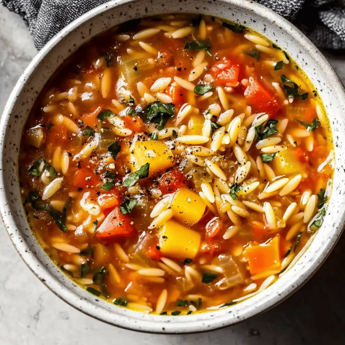 Vegetable Orzo Soup hgtidp