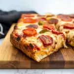 Vegetarian Detroit-style Pizza